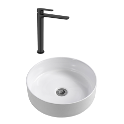 PixL 36x36x13,5 cm vasque à poser + Swiss Aqua Technologies Mood mitigeur lavabo XL + Ceramia PixL bonde (CEPX36SAT285C) PixL 36x36x13,5 cm vasque à poser + Swiss Aqua Technologies Mood mitigeur lavabo XL + Ceramia PixL bonde (CEPX36SAT285C)