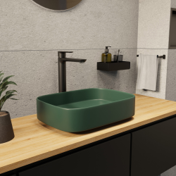 PixL 49,5x37,5x13,5 cm vasque à poser + Swiss Aqua Technologies Mood mitigeur lavabo XL + Ceramia PixL bonde (CEPX49GEMSAT285C) PixL 49,5x37,5x13,5 cm vasque à poser + Swiss Aqua Technologies Mood mitigeur lavabo XL + Ceramia PixL bonde (CEPX49GEMSAT285C)