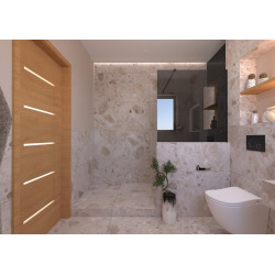 Ergo WC suspendu sans bride Vortex et fixations invisibles + abattant SoftClose (SATERG1)
