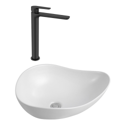 PixL 50,5x38x18 cm vasque à poser + Swiss Aqua Technologies Mood mitigeur lavabo XL + Ceramia PixL bonde (CEPX505WMSAT285C) PixL 50,5x38x18 cm vasque à poser + Swiss Aqua Technologies Mood mitigeur lavabo XL + Ceramia PixL bonde (CEPX505WMSAT285C)