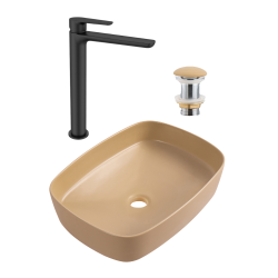 PixL 49,5x37,5x13,5 cm vasque à poser + Swiss Aqua Technologies Mood mitigeur lavabo XL + Ceramia PixL bonde (CEPX49MOMSAT285C) PixL 49,5x37,5x13,5 cm vasque à poser + Swiss Aqua Technologies Mood mitigeur lavabo XL + Ceramia PixL bonde (CEPX49MOMSAT285C)