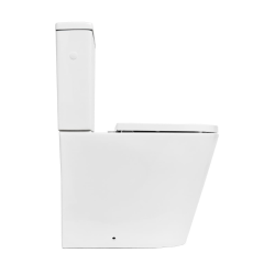 Brevis réservoir de chasse d'eau en céramique pour Combi WC SATBRE32 et SATPRO31, blanc (SATBRE32N)