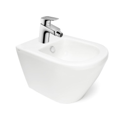 Vitra Integra bidet suspendu + trop-plein, 35,5x54 cm + Hansgrohe Logis 70 Mitigeur bidet (7042-028871204000) Vitra Integra bidet suspendu + trop-plein, 35,5x54 cm + Hansgrohe Logis 70 Mitigeur bidet (7042-028871204000)