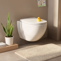 Ergo WC suspendu sans bride avec abattant SoftClose (SATERG1)