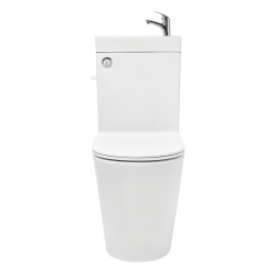 Brevis kit WC à poser sans bride en céramique + robinet eau froide S-Line Pro + tuyau de raccordement Siko (SATBRE34) Brevis kit WC à poser sans bride en céramique + robinet eau froide S-Line Pro + tuyau de raccordement Siko (SATBRE34)