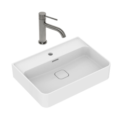 Strada II Lavabo 600x430 mm 1 trou + Swiss Aqua Technologies Aurum mitigeur lavabo sur pied, noir mat (T300001SAT271BGM) Strada II Lavabo 600x430 mm 1 trou + Swiss Aqua Technologies Aurum mitigeur lavabo sur pied, noir mat (T300001SAT271BGM)