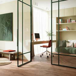 Zenn 30 Porto Revêtement de sol en vinyle clipsable et coussin insonorisant intégré, marron, 2,17 m2 (60002210)