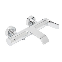 Infinitio mitigeur de baignoire mural entraxe 150 mm sans ensemble de douche, chrome (SATBSINF222)