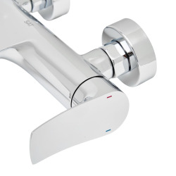 Infinitio mitigeur de baignoire mural entraxe 150 mm sans ensemble de douche, chrome (SATBSINF222)