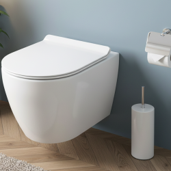  Duofix pack WC bâti-support + WC sans bride Ceramia PixL avec abattant SoftClose + plaque (GECEPXWT01-FR)