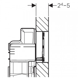 Sigma 60 chromé brossé (115.640.GH.1)