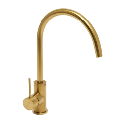 Aurum mitigeur évier sur pied 36,3 cm avec bras pivotant, or brossé (SATBAUR280BG)