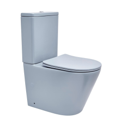 Infinitio WC à poser complet en céramique avec abattant SoftClose, vert mat (SATINF031VPSNLGEM)