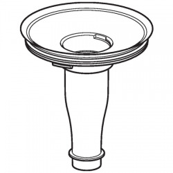 Adaptateur pour siphon pour urinoir Preda et Selva (116.058.00.1)