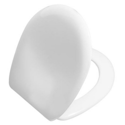 Ricordi abattant WC universel en duroplast, charnières métalliques, blanc (05-003-001)