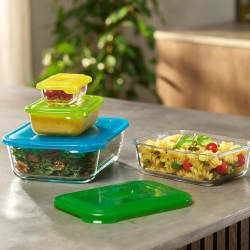 Nest™ Glass set de 4 boîtes de conservation en verre (81060)