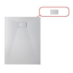 Essential cache bonde pour receveur de douche, blanc (CERAESW)