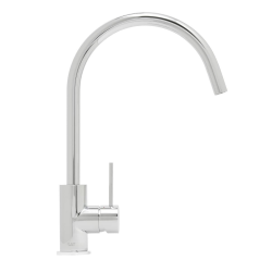 Aurum mitigeur de cuisine 36,3 cm à levier avec bras pivotant, chrome brillant (SATBAUR280CR)