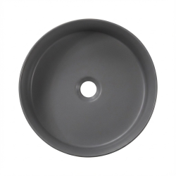 PixL 36 x 36 x 12 cm vasque à poser Infinitio, sans trop-plein, gris (CEPX3636GRM)