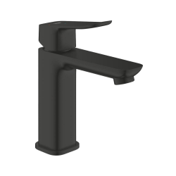 Dice mitigeur monocommande de lavabo à sous-levier avec vidage Clic-Clac, cartouche céramique, noir mat (1018362430)