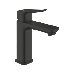 Dice mitigeur monocommande de lavabo à levier avec vidage Clic-Clac, noir mat (1018332430)