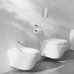  Dice mitigeur monocommande de bidet à levier avec vidage, chrome brillant (1018770000)