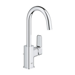 Dice mitigeur monocommande de lavabo 1/2" à levier tactile, taille L, chrome brillant (1018710000)