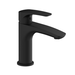 Project mitigeur lavabo à levier, sans vidage, noir mat (SATBSPRO271C)