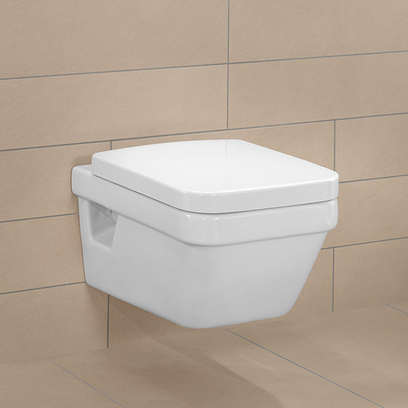 Villeroy & Boch Abattant WC architectura declipsable avec frein de chute  (98M9C101) - Livea Sanitaire