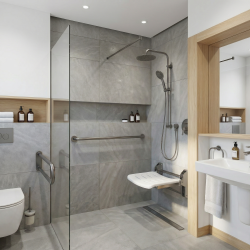 Madlo rovné 800 mm, nerez