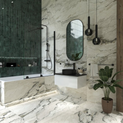 B-Way Mitigeur XL pour lavabo avec levier, Noir mat (SATBSBW271)