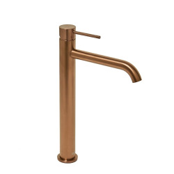 Aurum mitigeur lavabo 30,8 cm à levier, sans vidage en acier inoxydable, or rose brossé (SATBAUR285BRG)