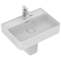 Lavabo suspendu Strada II 60 x 43 cm - blanc - 1 trou de robinetterie - Ideal Standard