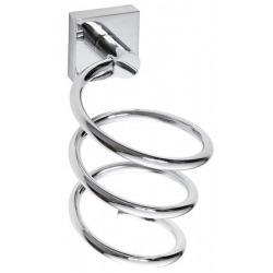  Beta Support sèche-cheveux spiral mural en Laiton, Chrome (132117022)