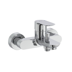 Cala mitigeur bain/douche mural à levier, sans ensemble de douche, chrome (A5A026EC00)