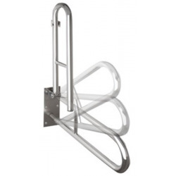  HELP Barre de maintien relevable 61,6cm, en forme de U, Acier inoxydable (301102071)