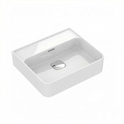Strada II Lavabo 500 x 430 x 180 mm, sans trou de robinetterie, avec trop plein, blanc brillant (E239801)