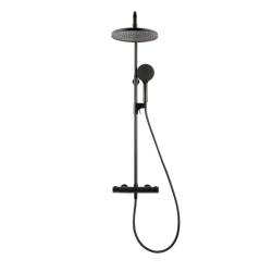  Colonne de douche SAT avec mitigeur thermostatique noir SATSSTKBC