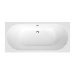 Aurum 170x80 cm baignoire rectangulaire en acrylique, orientation gauche et droite, sans pieds, blanc (SATVINF170)