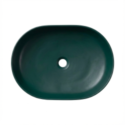 PixL 50 x 37 x 13,5 cm vasque à poser Infinitio, sans trop-plein, vert (CEPX5037GEM)