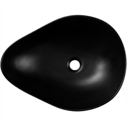 PixL 50,5 x 38 x 18 cm vasque à poser Infinitio, sans trop-plein, noir (CEPX5038BKM)