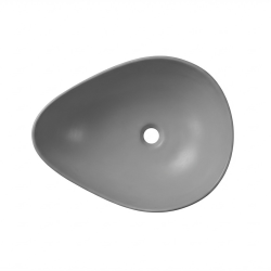 PixL 50,5 x 38 x 18 cm vasque à poser Infinitio, sans trop-plein, gris (CEPX5038GRM)