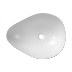 PixL 50,5 x 38 x 18 cm vasque à poser Infinitio, sans trop-plein, gris (CEPX5038GRM)