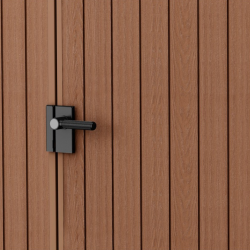 Darwin 123.8x117x205 cm abri de jardin en résine, marron (K257008K550KK)