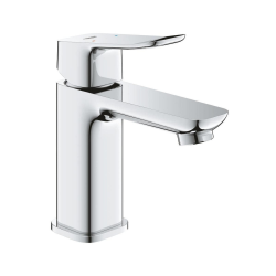QUICKFIX DICE Mitigeur lavabo, taille S + Vasque à poser Infinitio 60 x 40 x 12,5 cm sans trop-plein, blanc (BA2-G1018570000-01)