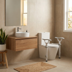Brevis Combi WC à poser sans bride en céramique avec abattant SoftClose, blanc (SATBRE32)