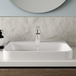 Stela mitigeur de lavabo à levier, taille S, sans vidage, chrome (57082273)