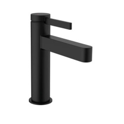 Finoris mitigeur de lavabo à levier, taille M avec vidage Clic-Clac, noir mat (76023670)