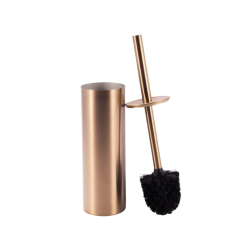 Brosse WC en acier inoxydable, largeur 8,9 cm, or rose brossé (SATDSTETKAKBRG)
