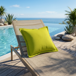 Cushion Floating cousin flottant 65x65x25cm, résistant au UV, Vert (CF6565-1)